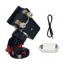 Black JUWEI 14 Harmonic Equatorial Mount 8KG Load Capacity Support 3/8 Tripod for Astronomical Telescope Accessory