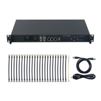 3508B-24 Tuner to IP Gateway 24 Port Tuner DVBS2 Input IP Output Demodulation Tuner Support BISS Descrambling