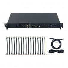 3508B-24 Tuner to IP Gateway 24 Port Tuner DVBS2 Input IP Output Demodulation Tuner Support BISS Descrambling