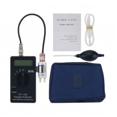 CY-12C Handheld Oxygen Analyzer Portable O2 Analyzer (Full Set) Measures 0-100% Oxygen Concentration