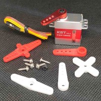 KST DS215MG V3.0 Digital Servo Metal Gear Servo + 25mm Metal Servo Arm for 450-class Helicopters