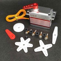 KST X20-8.4-50 ±50° 45Kgf.cm Digital Servo Brushless Servo + 28mm Metal Servo Arm for RC Planes