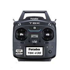 T6K-V3S 2.4G RC TX RX 8-Channel Transmitter Left Hand Throttle Standard Version w/ R3006SB Receiver