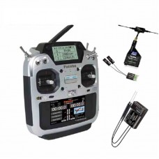 T26SZ + R7308SB + TM-18 + R9001SB Right Hand Throttle 2.4G 26CH RC Transmitter Receiver RC TX RX Set