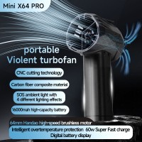 HamGeek Mini X64PRO 950W 240km/h Violent Fan 5th Generation Turbo Jet Fan w/ 1500g Thrust 64mm Duct