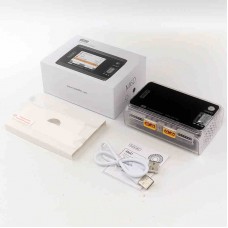 M6D 500W 15A 1-6S Battery Balance Charger Discharger Dual-Channel Smart Charger w/ Transparent Shell