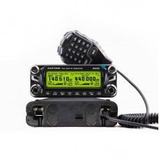 Black D9000 Vehicle Walkie Talkie UV Dualband 50W High Power Multifunctional Radio Dual Power Amplifier Transmission