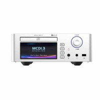 Silvery 220V MCD1.3 Multifunctional Digital and Streaming Audio Player SAA7824+DA11 Servo System Support for MQA-CD/CD