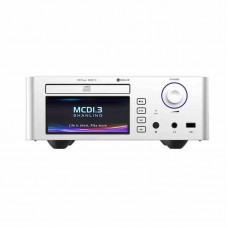 Silvery 220V MCD1.3 Multifunctional Digital and Streaming Audio Player SAA7824+DA11 Servo System Support for MQA-CD/CD