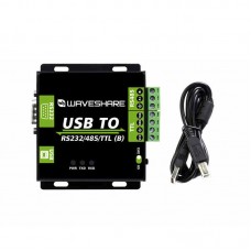 Waveshare USB to RS232/485/TTL Interface Converter Communication Module (CH343G Chip) w/ Isolation