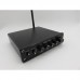 Black Panel 2.1 Channel Digital Power Amplifier 50W+50W+100W HiFi Subwoofer Audio Amplifier with 24V/4A Power Adapter