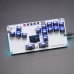 Black Button Version Mini Stickless Arcade Controller Custom Game Keyboard Compatible with PC/PS3/PS4/Switch for MustFun Hitbox