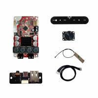 Touchpad+Encoder Version DSP Digital Stereo TPA3126 Super Bass Bluetooth Power Amplifier Board Support for AAC 24Bit Decoding