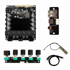 DSP2.1 Digital Bluetooth5.0 Power Amplifier Board Wireless Stereo HiFi Amplifier Module (without Microphone)