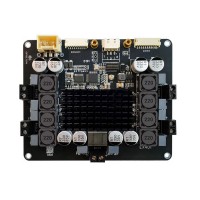 DSP Power Amplifier Board Bluetooth5.4 High Power DIY Super Bass Stereo 5-Channel Amplifier Board 50Wx4+100W for APTX