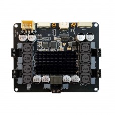 DSP Power Amplifier Board Bluetooth5.4 High Power DIY Super Bass Stereo 5-Channel Amplifier Board 50Wx4+100W for APTX