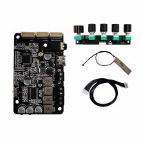 Knob Version Bluetooth5.0 Audio DSP Power Amplifier Board 40Wx2 2.0 Stereo HiFi Amplifier Module