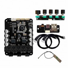 VEX202 30W+30W+60W DSP5.0 Bluetooth Power Amplifier Board Super Bass Amplifier Module Support for TWS