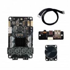 EX202/50Wx2 Knob Version DSP Bluetooth Digital Power Amplifier Board HiFi Stereo TPA3116 Subwoofer Amplifier Module