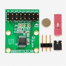 AS5047P Adapter Board Module (Straight Pin Header) 4000CPR Supports Incremental & Absolute Values