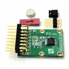 AS5047P-TS_EK_AB AS5047P Adapter Board (Bent Pin Header) w/ 4096CPR Position Sensor & Index