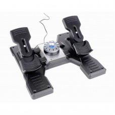 Original Pro Flight Rudder Pedals Flight Pedals with Adjustable Tension Dial for PC Mad Catz Saitek