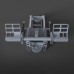 Wonwar F-16 Flight Rudder Pedals Flight Simulator Rudder Pedals Suitable for DCS Flight Cockpit