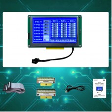 M6T24 24-Channel Serial Battery Pack Precision Voltage Monitor 5-inch HD LCD without Shell for Ternary Lithium/LiFePO4 Batteries