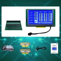 M6T24 24-Channel Serial Battery Pack Precision Voltage Monitor 5-inch HD LCD with Shell for Ternary Lithium/LiFePO4 Batteries