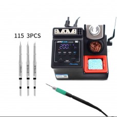 AIFEN-A9E 160W High Power Soldering Station Kit + 3pcs 115 Soldering Tips (Needle Bent & Knife Tips)