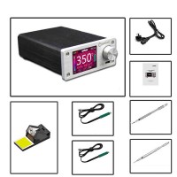 GEEBOON Solder Station Soldering Station Kit (240W TC20A Main Unit + C245-K & C210-K Soldering Tips)