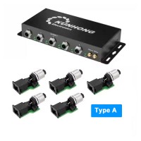 KUNHONG KH-ATSW100A 7-Port TSN AVB Automotive Ethernet Switch + 5pcs Connectors for TE MATENET