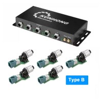 KUNHONG KH-ATSW100A 7-Port TSN AVB Automotive Ethernet Switch + 5 Connectors for Rosenberger H-MTD