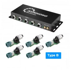 KUNHONG KH-ATSW100A 7-Port TSN AVB Automotive Ethernet Switch + 5 Connectors for Rosenberger H-MTD