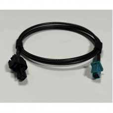 1m/3.3ft 1000base-T1 Automotive Ethernet Cable w/ 1 Black Waterproof Connector & 1 Matenet Connector