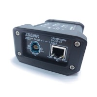 ZSENK 1000M/100M Automotive Ethernet Media Converter (with E6S20A Connector for Rosenberger H-MTD)