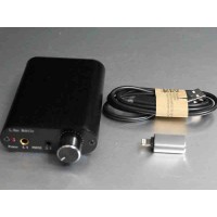 L1305 Portable 4.4 Balanced Output Headphone Amplifier TDA1305 Audio Decoder with Micro USB Cable and OTG Adapter