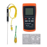 DT1311 K Type Thermometer Single-Channel Thermocouple Thermometer + NR-81530 Probe (-50 To 500℃)