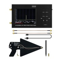 HAMGEEK SSA6G 35MHz-6200MHz RF Spectrum Analyzer RF Multimeter Spectrum Explorer + HT6 Log Periodic Antenna