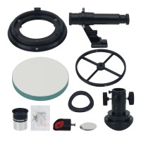 D150F750 Newtonian Telescope DIY Kit Newtonian Reflector Telescope Parts with Primary Mirror Mount