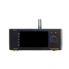 Black AP20 DSD Digital Turntable Lossless Audio Player with 7-inch IPS Screen (Digital Output + TXCO Version)