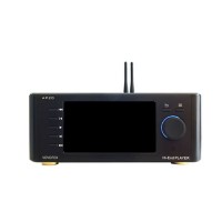 Black AP20 DSD Digital Turntable Lossless Audio Player with 7-inch IPS Screen (ES9038Pro DAC + TXCO Version)