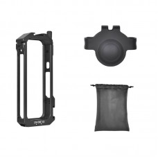 LW-ONE X4 Aluminum Alloy Camera Cage Rig with Storage Bag + Lens Protective Cover for Insta360 X4