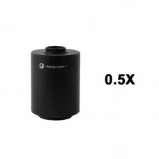 TV-0.50X Camera C Mount Adapter Phototube to C-Mount TV Adapter for Olympus Trinocular Microscopes