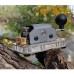 Grey Standard Version Automatic/Manual Morse Code Telegraph Key Stainless Steel Mini CW Key for Learning and Training