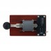 Deep Annatto Base Version Automatic/Manual Morse Code Telegraph Key Mini CW Key for Learning and Training