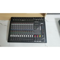 DMX-12 12-Channel Professional Audio Mixer 2x250W High Power Audio Console with Bluetooth Reverberation and Equalization