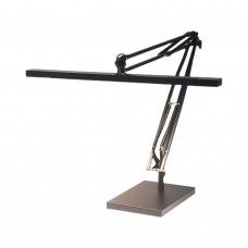 30W Shadowless Desk Lamp Long Arm Desk Lamp with Base 96 CRI 5500K Monochrome Infinitely Dimmable