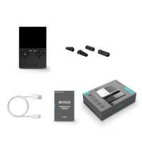 AMPOWN TRIMUI BRICK Retro Game Console w/ 3.2" 1024x768 400PPI Screen (Black + 64G Memory Card)