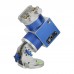 JUWEI-17 Harmonic Equatorial Mount (Blue Silver with Narrow Dovetail Groove) + Wired Hand Controller